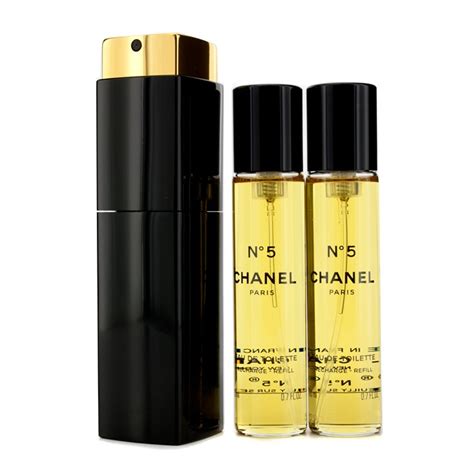 chanel no 5 refill bottle|chanel no 5 purse pack.